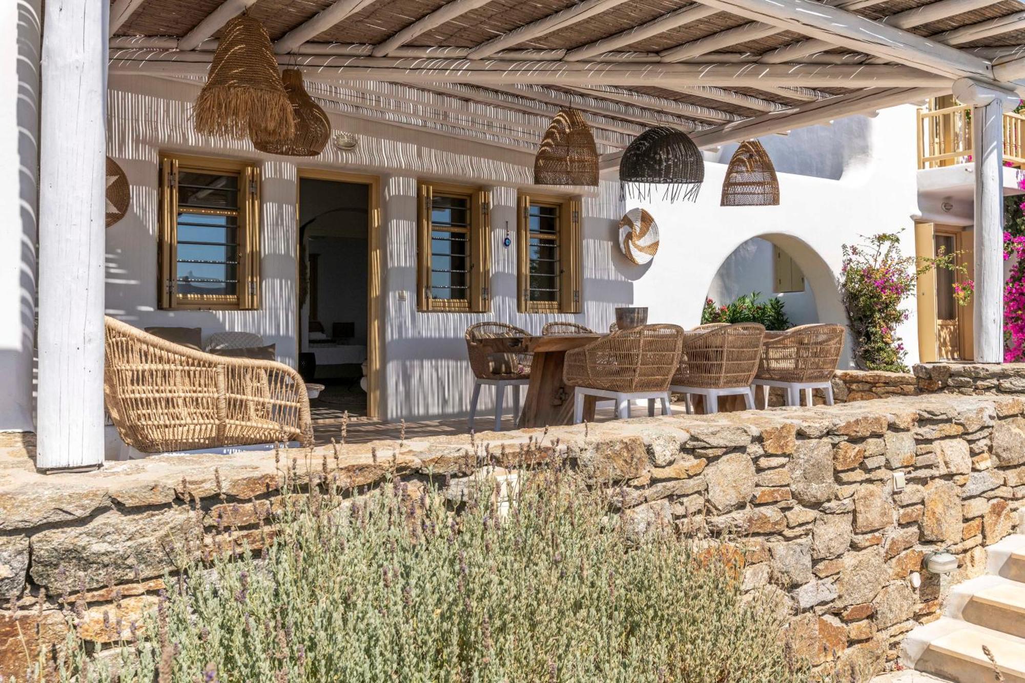 Leno Villas Mykonos Mykonos Town Rum bild