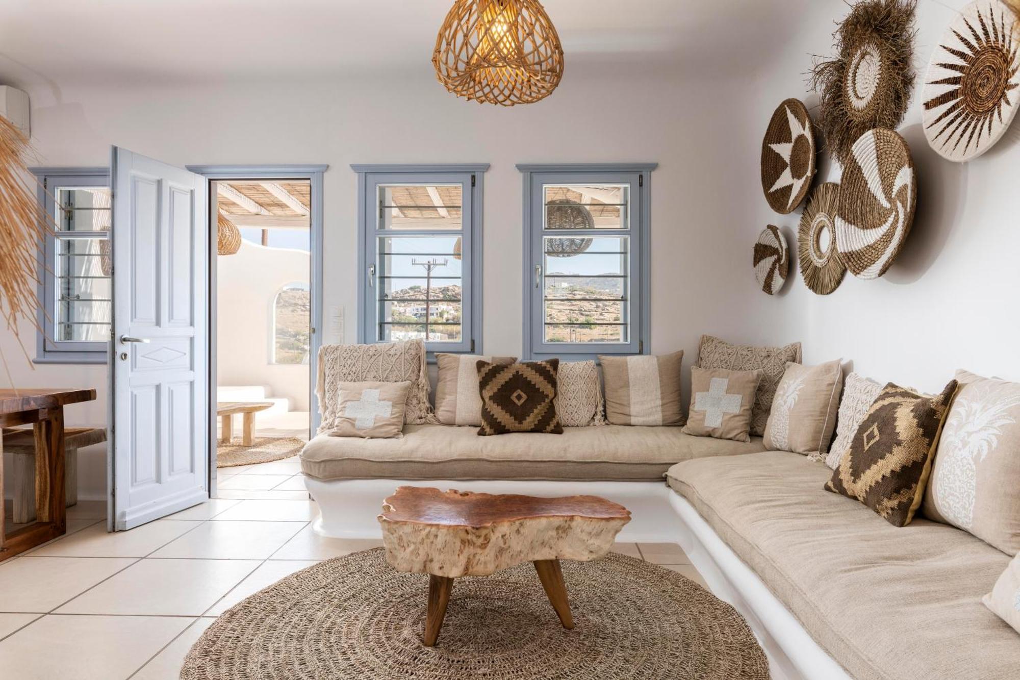 Leno Villas Mykonos Mykonos Town Rum bild